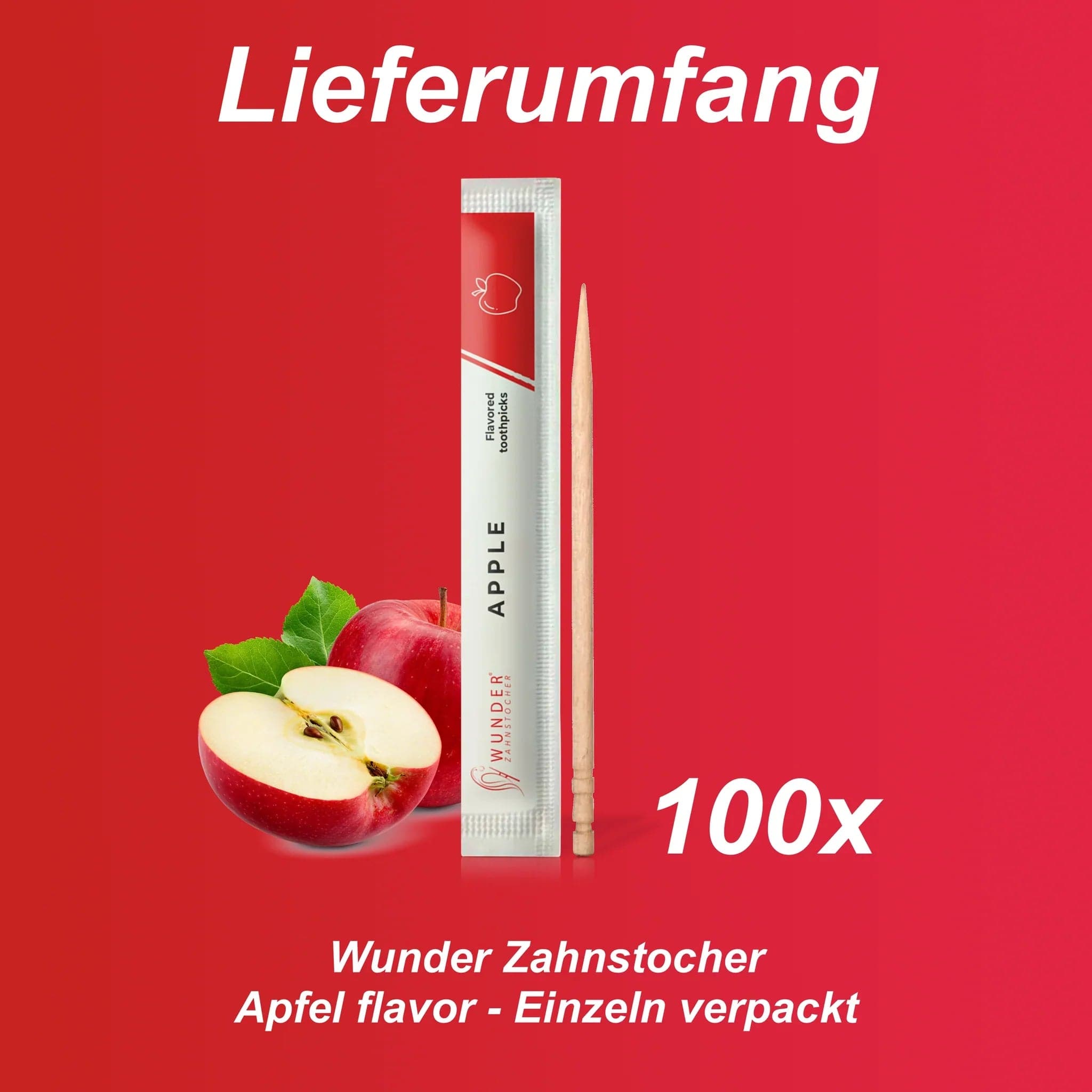 Single Pack (100x) - Roter Apfel