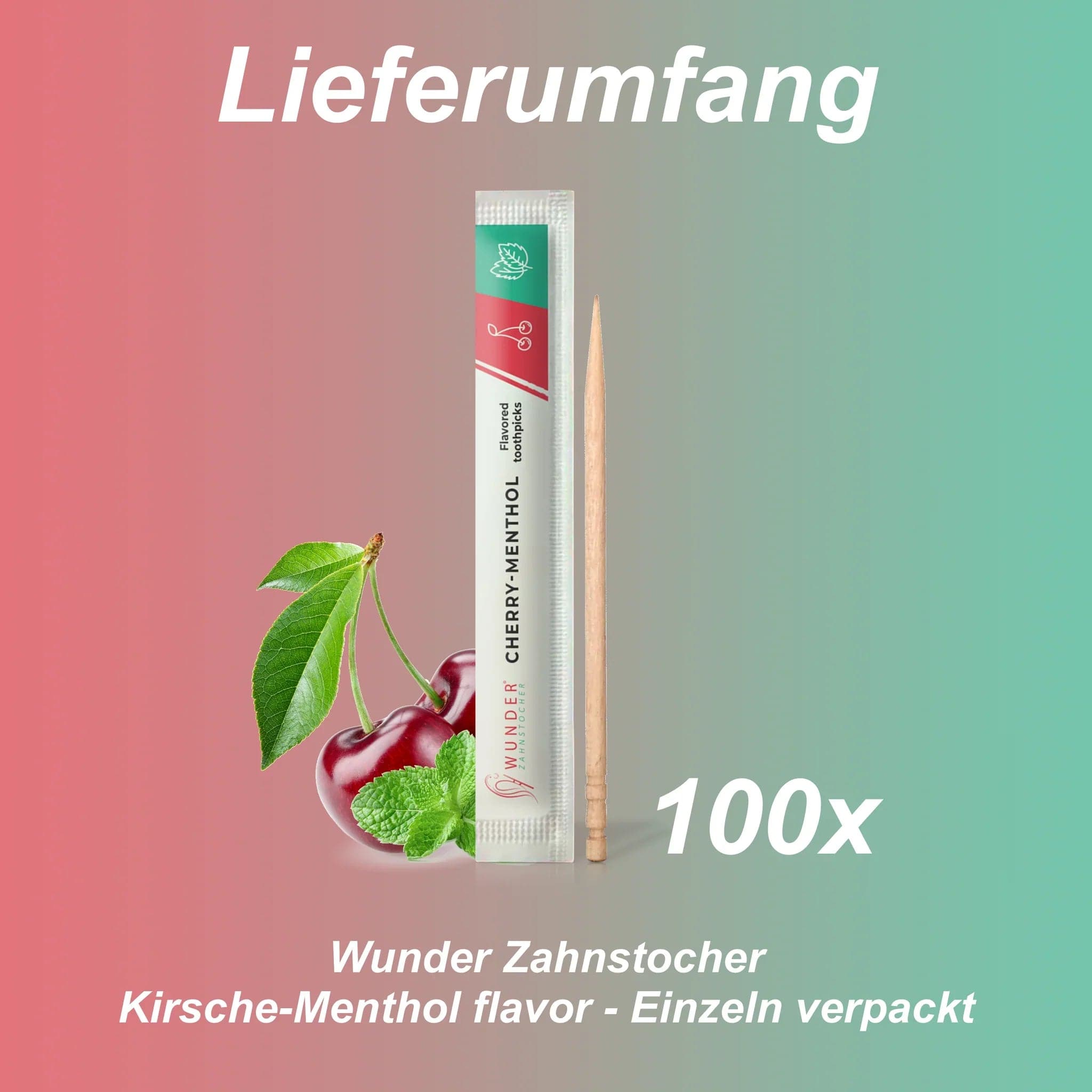 Single Pack (100x) - Kirsche/Menthol