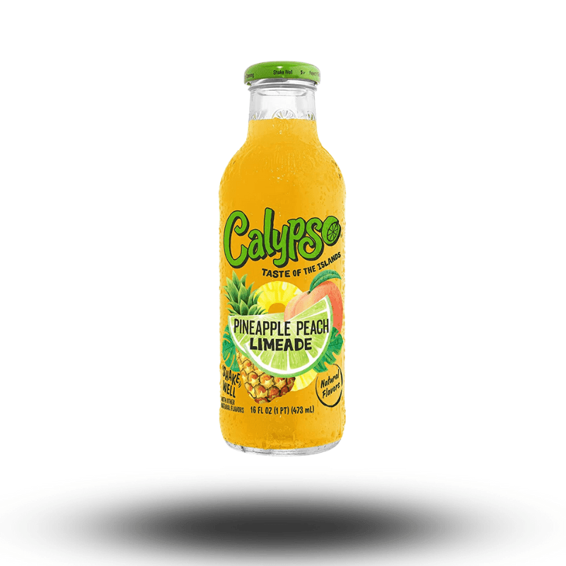 Calypso Pineapple Peach Lemonade 473ml - PeakCandy