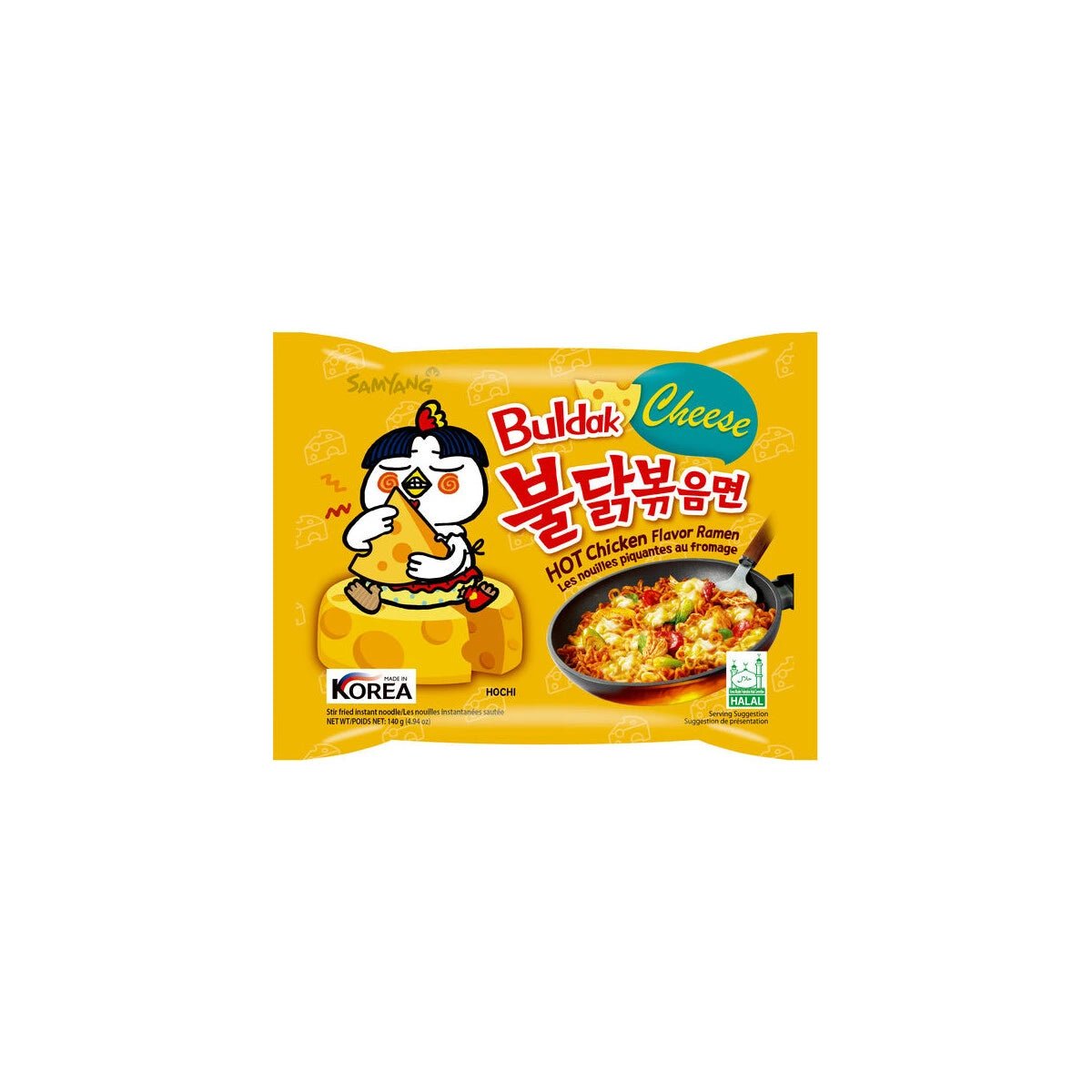 SamYang Buldak Cheese Hot Chicken Flavor Ramen 140g